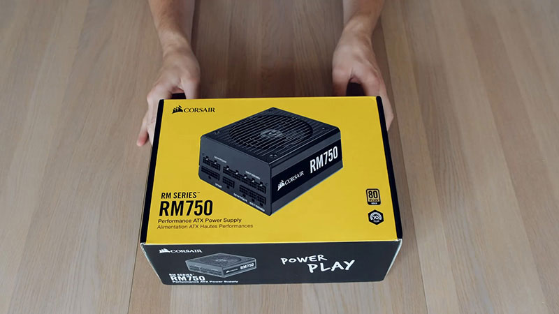 regeringstid Badeværelse Fuld Fully modular PSU - UNBOXING Corsair RM750 gold power supply • Epic Game  Tech - PC Builds, Hardware unboxing and How-to Guides