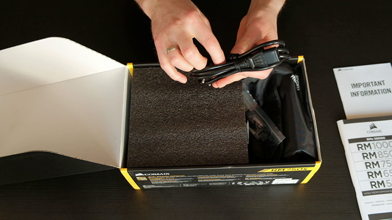 Corsair RM850x Power Supply unboxing and setup and why you need a